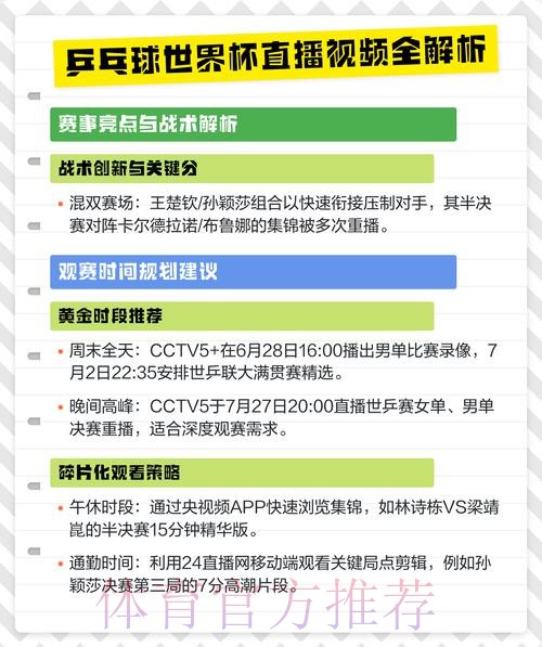 2026世界杯直播详细安排高清直播直播平台